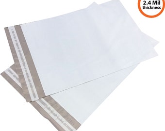 100 Poly Mailers 9" x 12" Self Sealing Shipping Envelope 2.4Mil