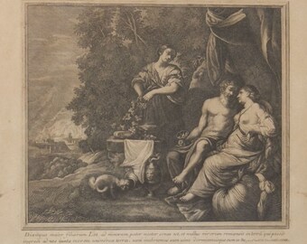 Etching after Peter Paul Rubens by Jacques Coelemans 1702