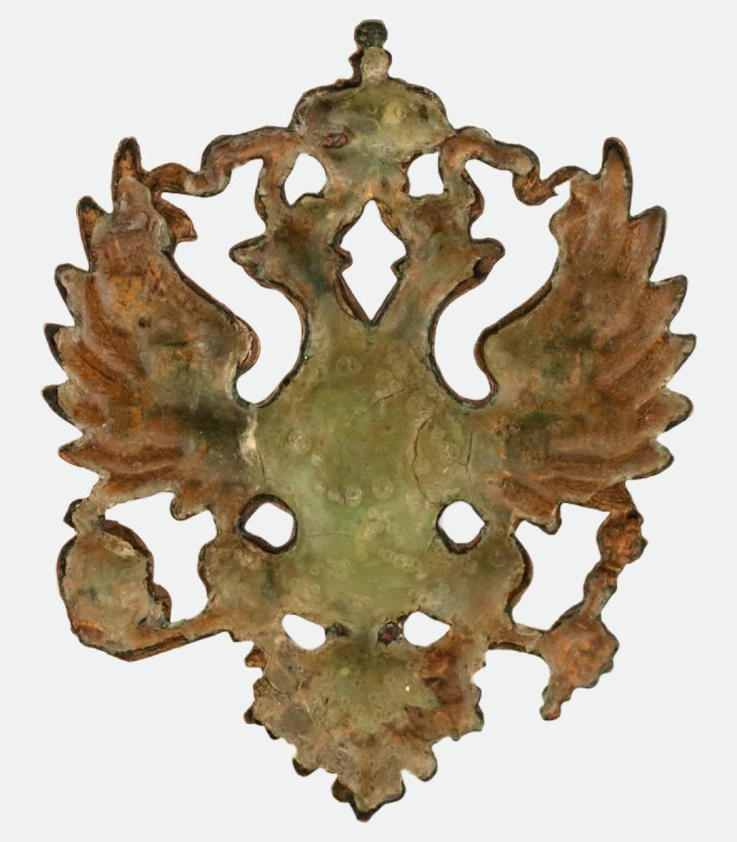 Antique Original Imperial Russian Double-headed Eagle Military
