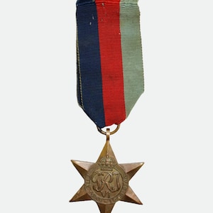 Medalla de la Estrella original del Reino Unido GB de la Segunda Guerra Mundial 1939-1945 – Medalla de la Campaña Británica