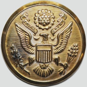 Vintage US Army Button BY Rex Products Corp New Rochelle. N.Y.