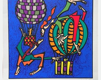 Frédéric Iriarte “Night Flight” Lithography 1993 Signed