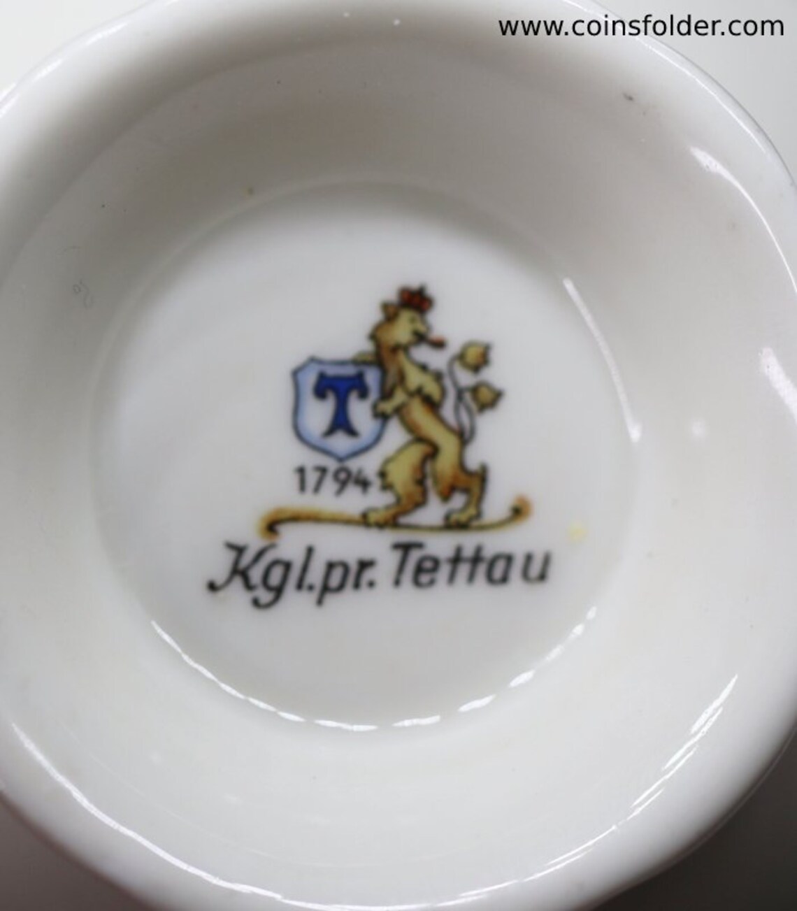 Königl Pr Tettau Porzellan Was Ist Es Wert Vintage German Koenigl. Pr. Tettau Pocelain Cup With Saucer - Etsy