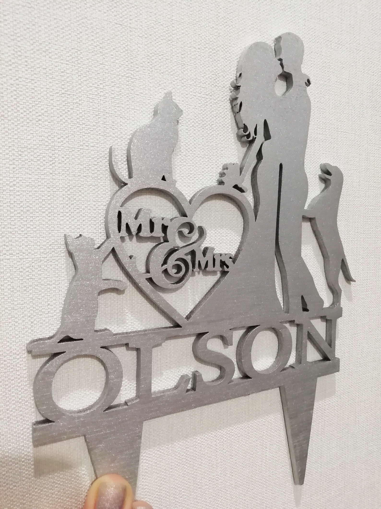 Wedding Cake Topper With Dog and Cat Wedding Cake Topper Dog - Etsy