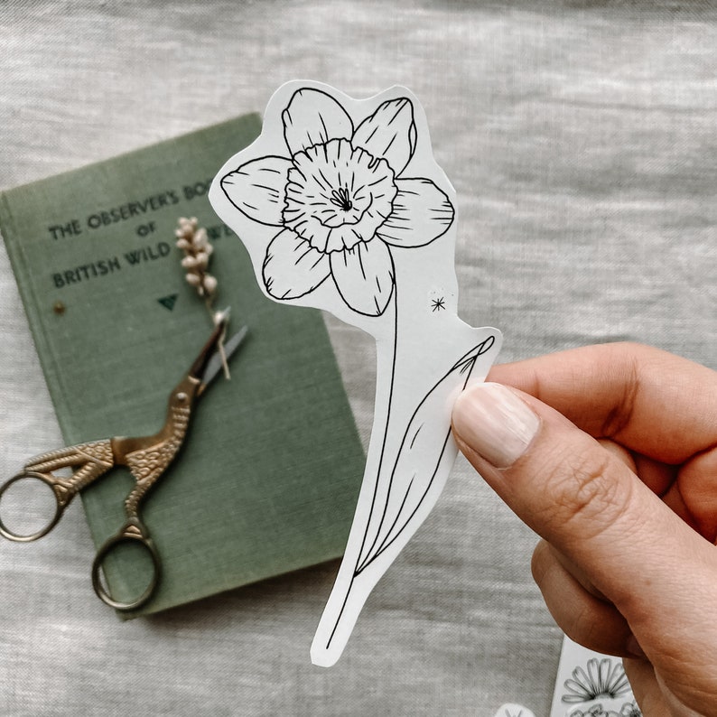 Birth Flowers Temporary Tattoos/ Birth Month Flower Tattoos/ Etsy