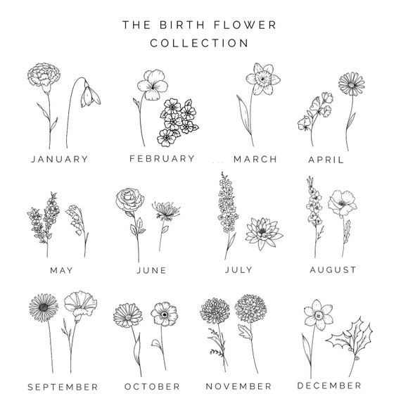 LIST Best Birth Flower Tattoo Ideas To Try