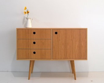 Modern sideboard / Vinyl record storage / Scandinavian / Mid century