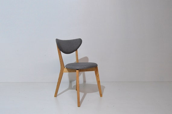Gray mid century dining chairs deals