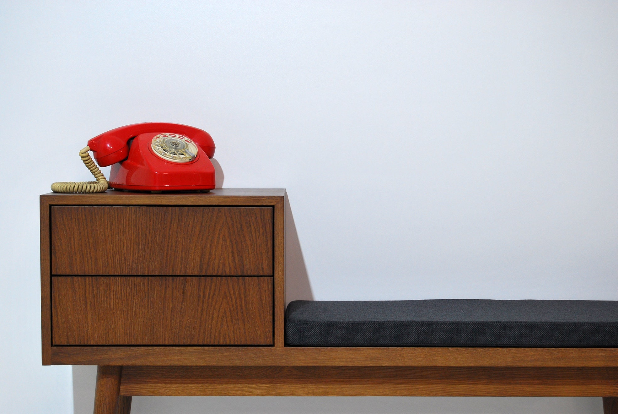Gossip Bench Gossip Table Entryway Bench Retro Telephone Table Mid Century Modern Style Nordic Style Scandinavian Etsy UK