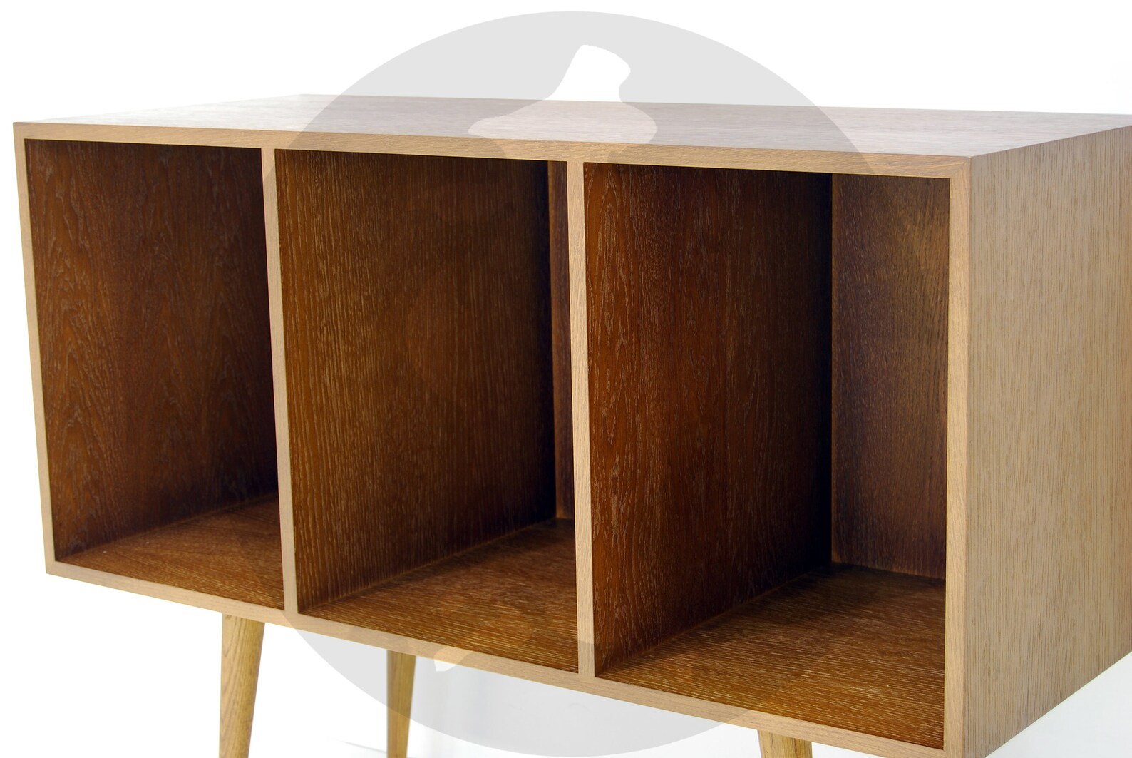 Vinyl Record Storage Mid Century Modern Sideboard Media Etsy UK