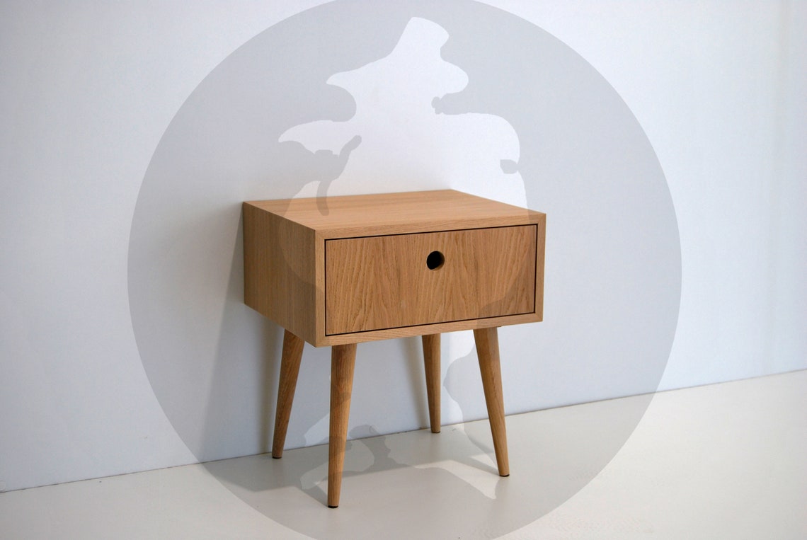 Pair of Nightstand night stand bedside table bed side Etsy