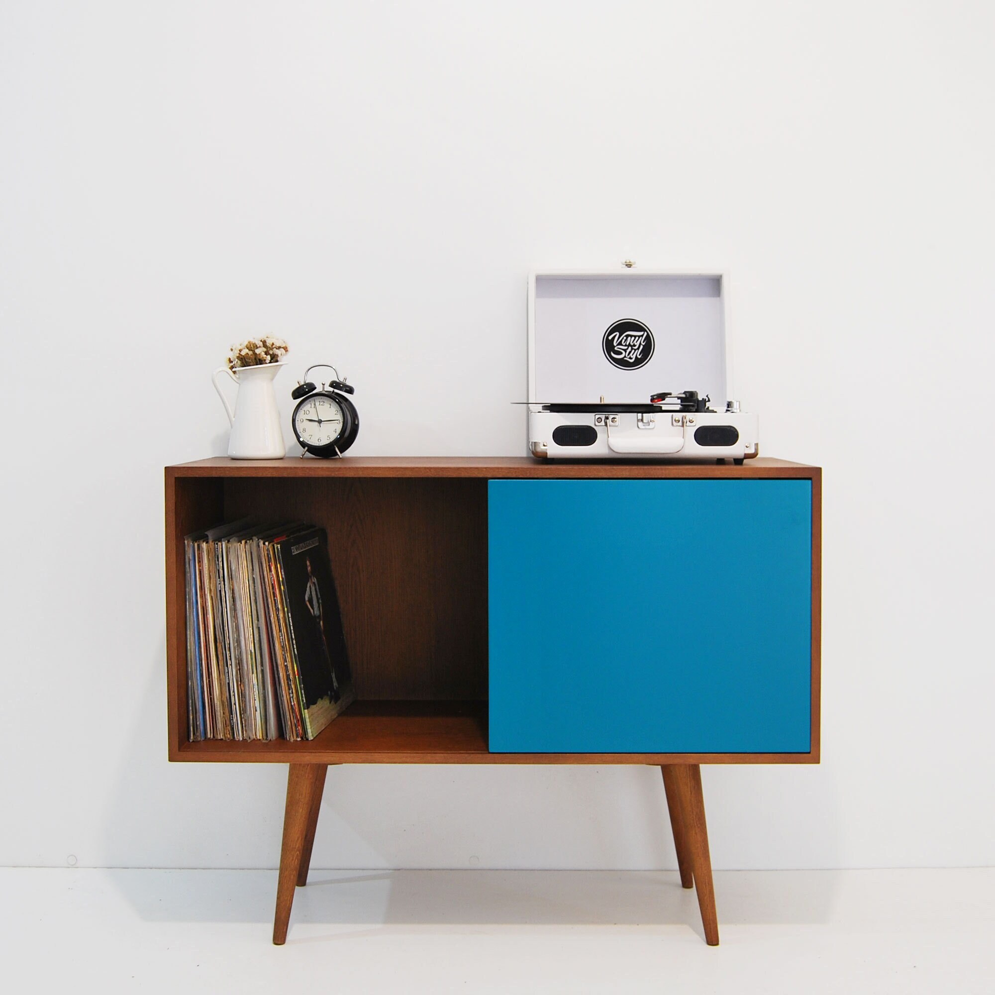 Vinyl record storage furniture discount