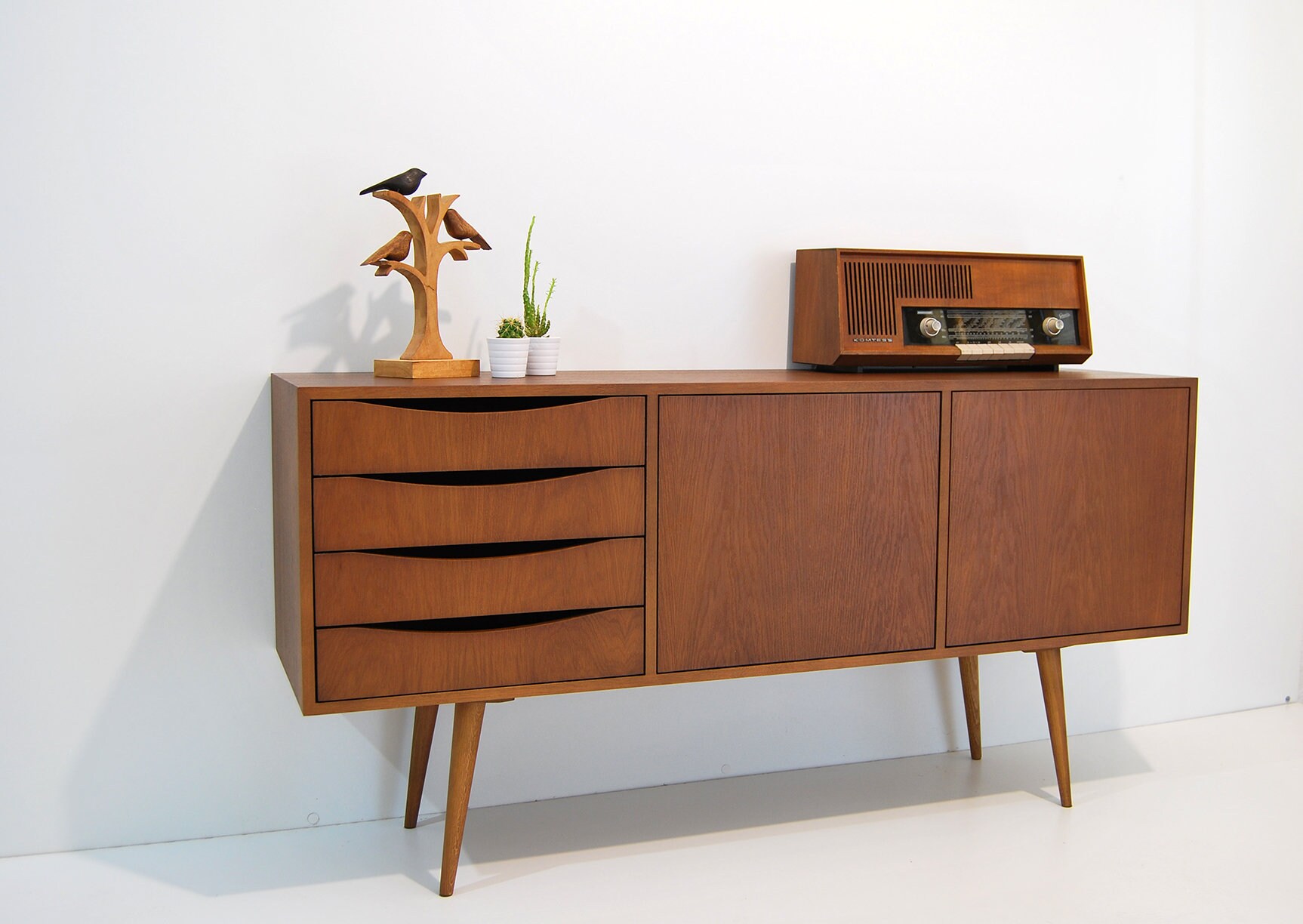 Sideboard Modern Mid century Living Room Furniture Console With Drawers Vinyl Record LP Storage Unit Scandinavian Etsy