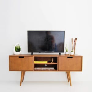 TV stand / Modern sideboard / Vinyl record storage / Scandinavian / Mid century