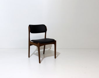 Silla modelo 49 de Erik Buch / Silla escandinava / Estilo nórdico / Sillón retro de mediados de siglo