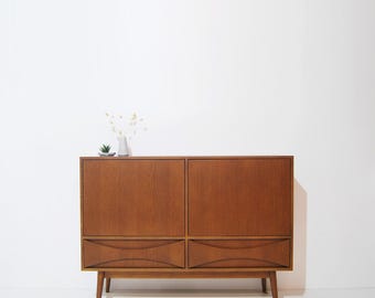 Mid-century modern sideboard / Console with drawers / Living room furniture / Scandinavian / Nordic style