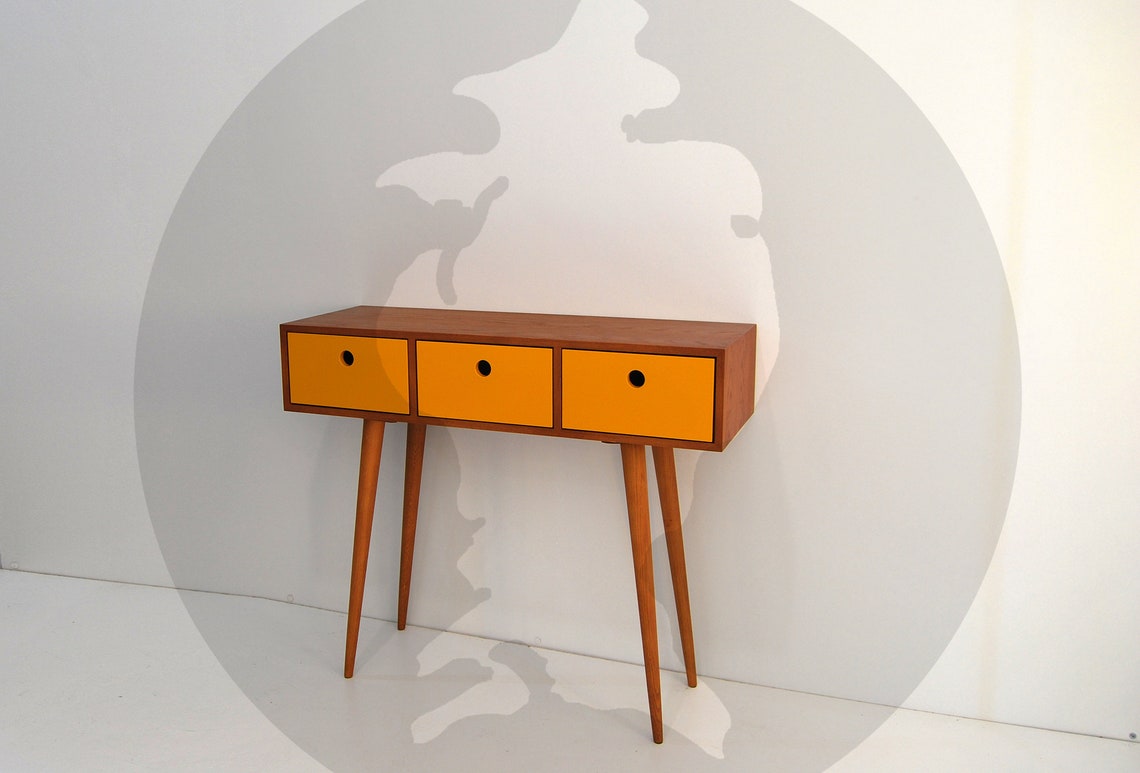 Moderrn Mid Century Dressing Table / Console / Sideboard With Etsy