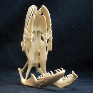 3d Printed Python Skull - Etsy