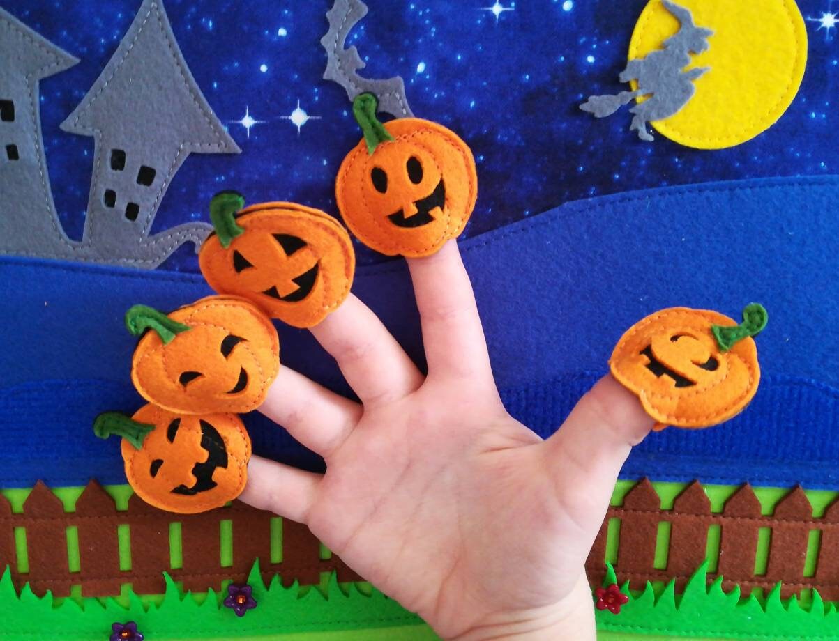 Finger Puppets Quiet Book Page Five 