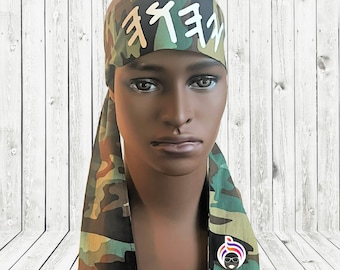 Mitre head wrap with fringes, Headband for Hebrew Israelites, Yahwears