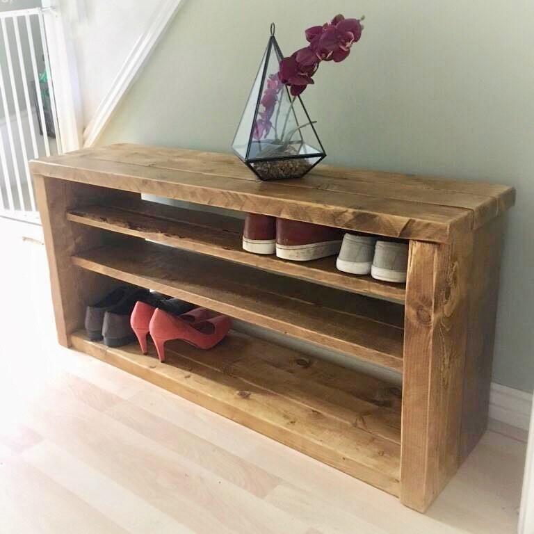 rustic boot rack