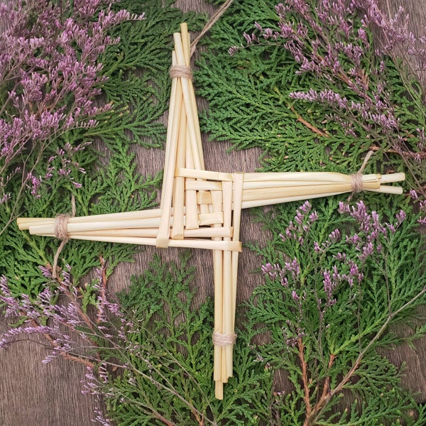 Goddess Brigid Wheat Cross | Imbolc | Deity | Protection sigil | Saint Brigid | Protection charm | ornament