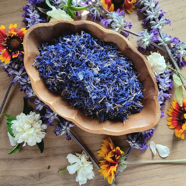 Dried Cornflower | Centaurea cyanus | Organic flowers| Dream herb | Herb leaf | Witchcraft herbs | herbal tea | Witches Apothecary