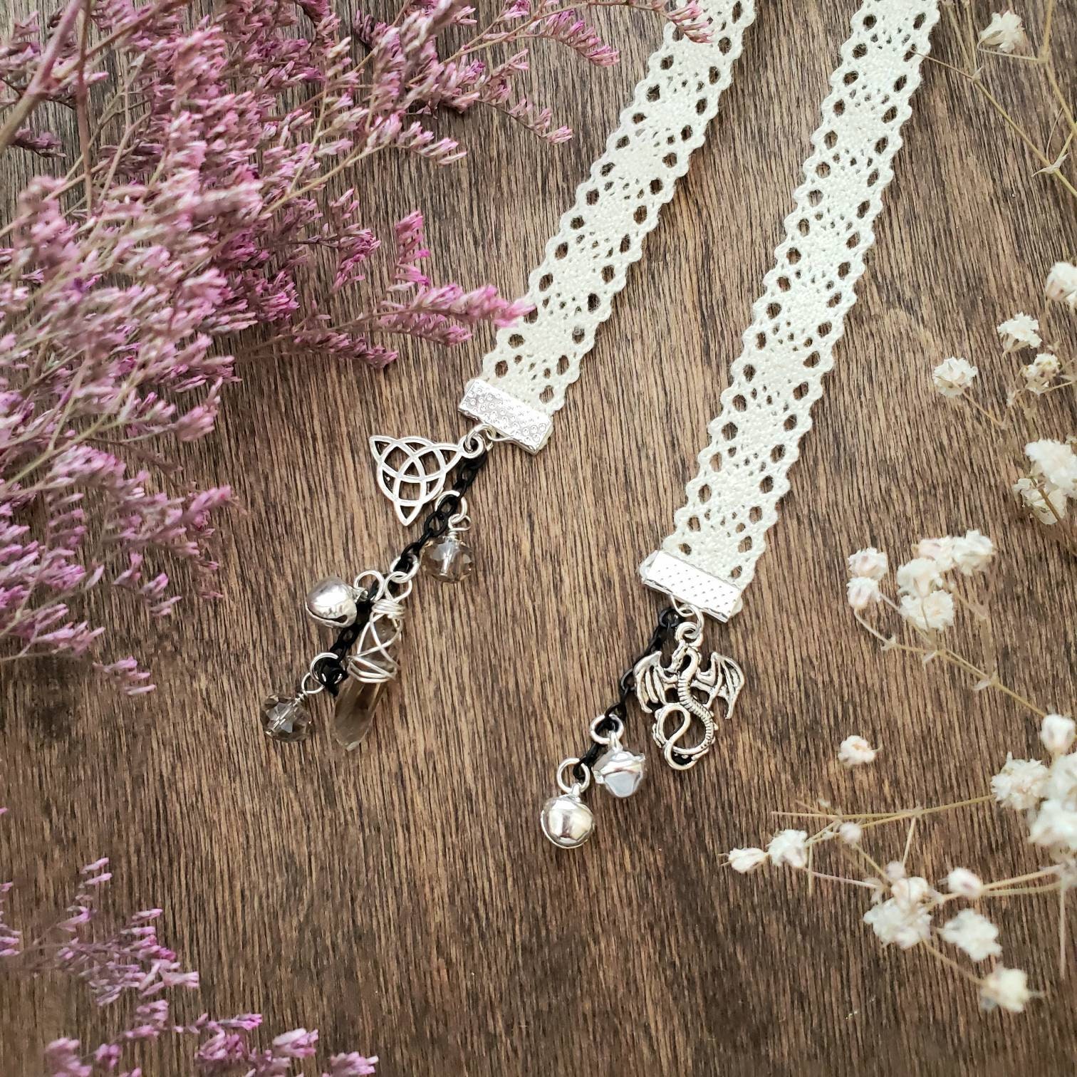 Grimoire Dragon Bookmark Book of Shadows Bookmark Etsy