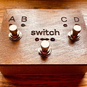 Guitar/ instrument A/B/C/D Switch Footswitch