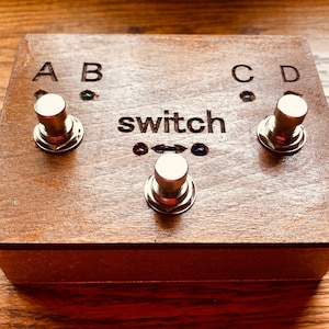 Guitar/ instrument A/B/C/D Switch Footswitch