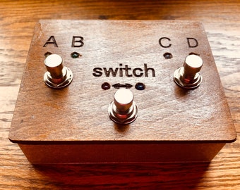 Guitar/ instrument A/B/C/D Switch Footswitch