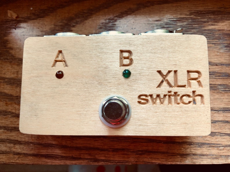 XLR / Microphone A/B Switch Foot Pedal Etsy