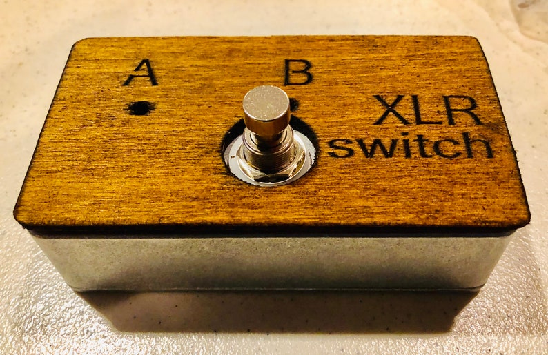 XLR / Microphone A/B Switch Foot Pedal Etsy