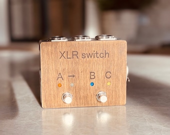 XLR / Microphone A/B/C Switch foot pedal