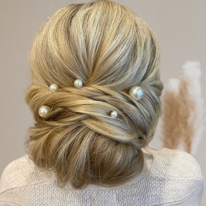 Pearl hair pins Bridal hair pins pearl Wedding Head piece pearl Bridal hair pins wedding hair pins pearl Wedding hair piece pearl