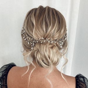 Crystal Bridal Hair Vine: Vintage Wedding Hair Piece