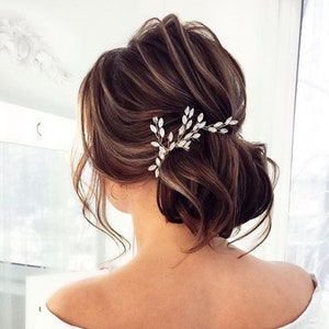 Bridal hair piece Bridal hair comb Wedding hair comb Bridal Hair jewelry wedding headpiece Wedding Hair Accessories Wedding hair piece image 1