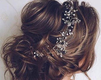 wedding hair vines