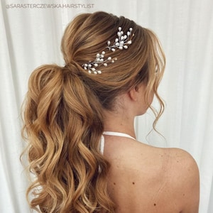Freshwater Pearl Bridal Hair Pins: Wedding Hair Piece Set