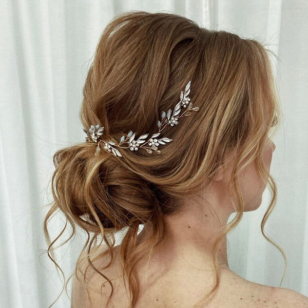 Bridal hair vine Wedding hair vine Bridal hair piece Wedding hair piece Wedding Hair Accessories Crystal Bridal hair vine Bridal headband