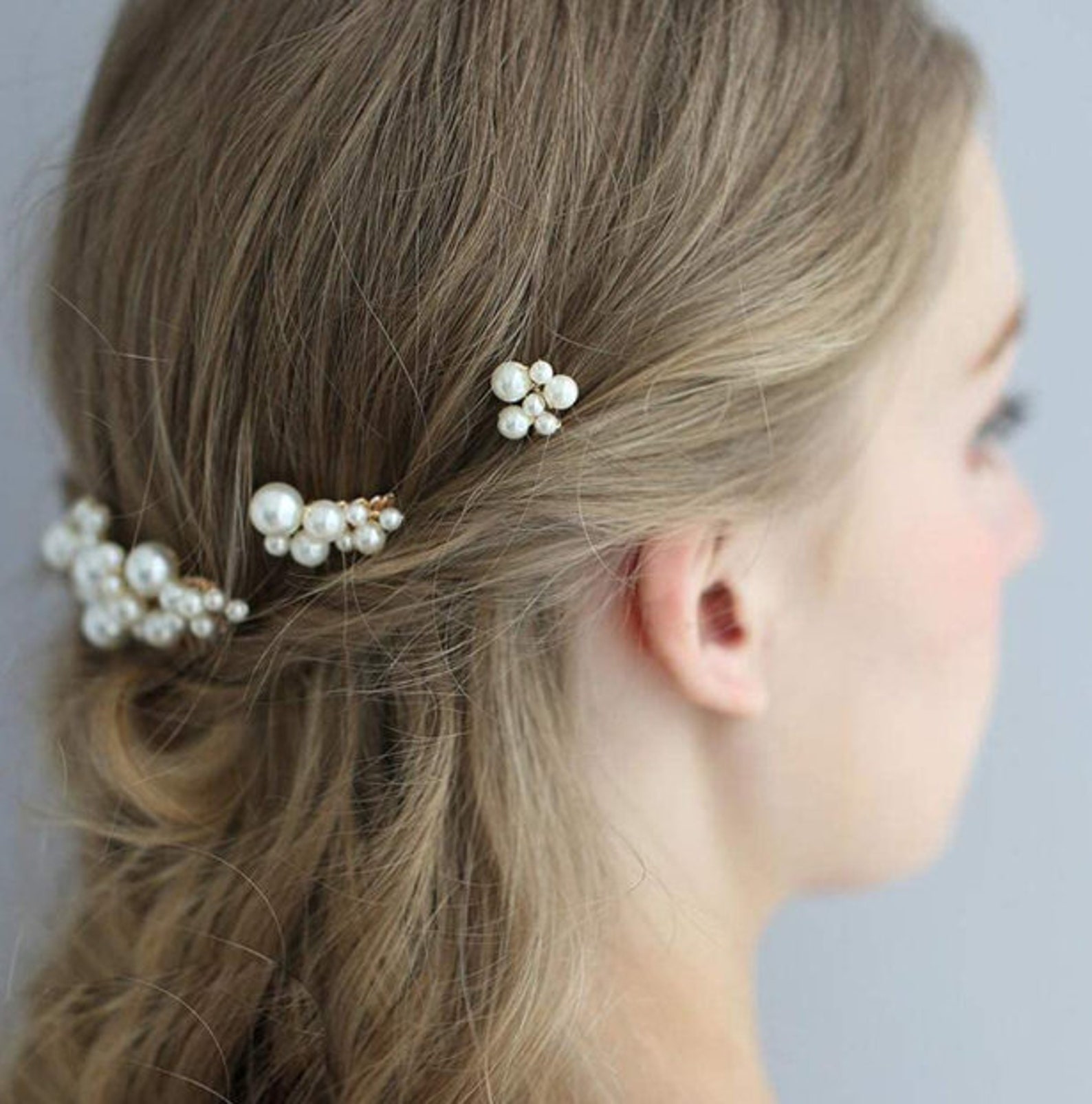 Bridal Hair Pins Pearl Bridal Hair Pins Pearl Wedding Head Etsy
