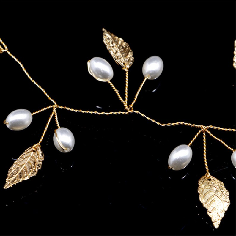 Bridal hair vine leaves Hair vine wedding leaf Gold Hair Vine Wedding Hair vine Leaf Vine Bridal Hairpiece Gold Wedding Hair vine bridal