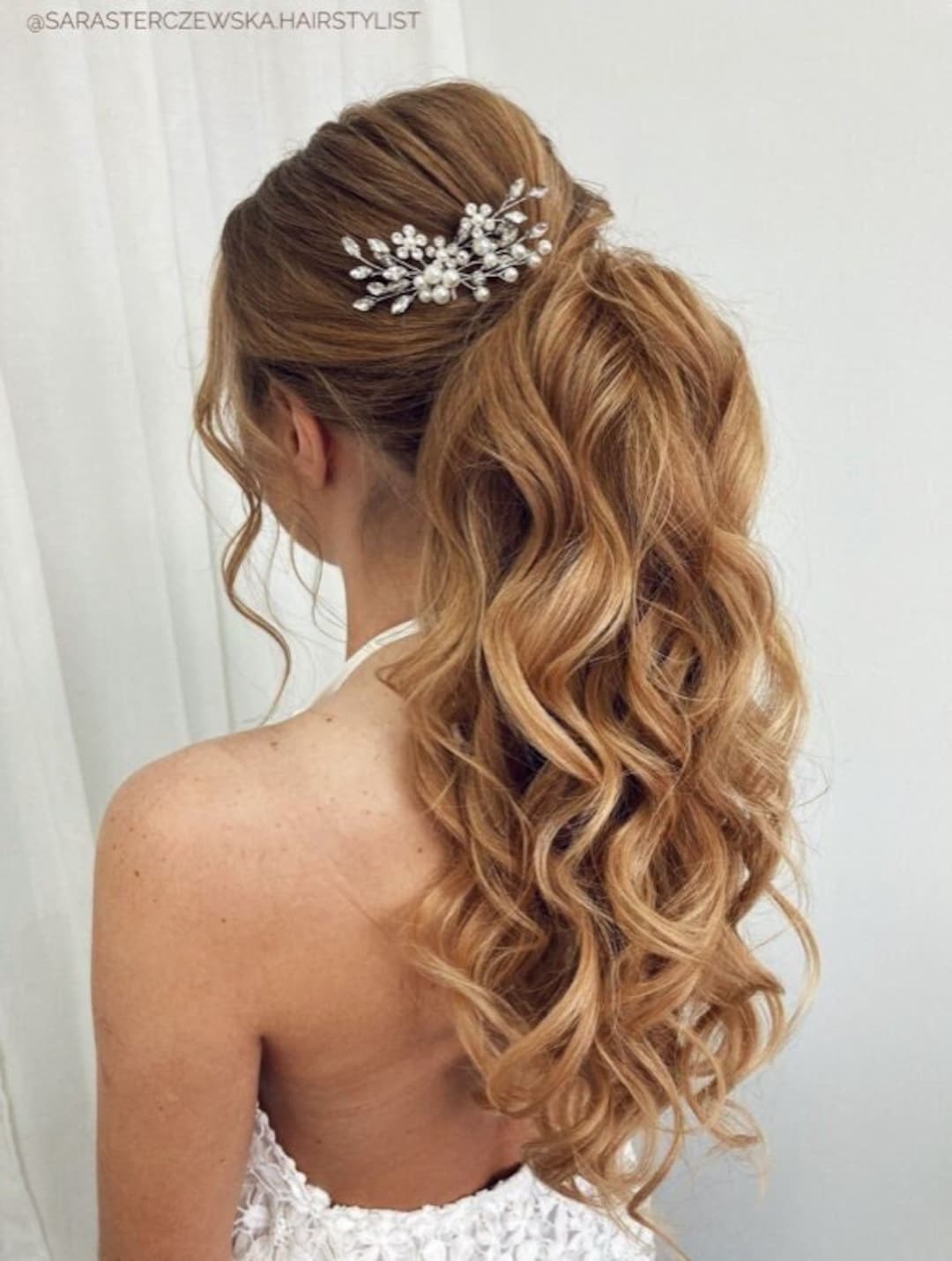 Pettne Sposa N Ceramca Fnssma Modellata A Mano Con Perle - Etsy - Foto 2