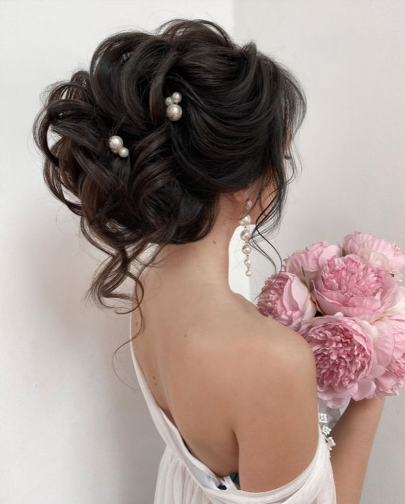 Pearl Hair Pins Wedding Pearl Hair Pins Bridal Hair Pins Pearl | Etsy