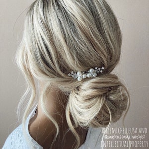 Pearl Bridal Hair Comb: Wedding Hair Piece