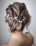 Bridal hair vine Bridal hair accessories Blue Opal Bridal hair vine Wedding hair piece Wedding hair Accessories Wedding hair vine 