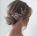 Bridal hair piece crystal Bridal hair vine rose gold crystal Bridal hair accessories gold Wedding hair piece rose gold Wedding hair vine 