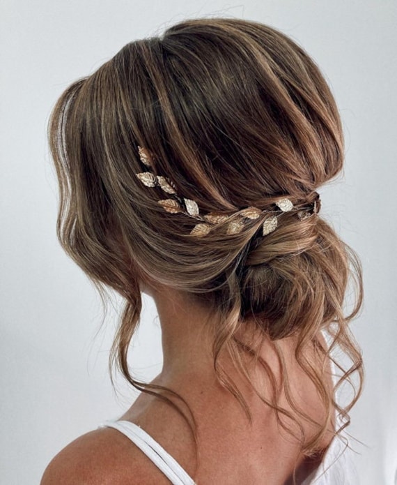Hair pieces clearance gold