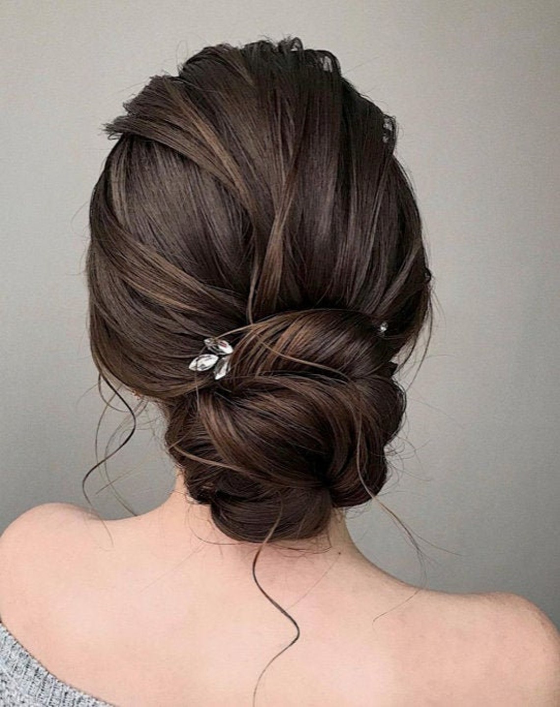 Crystal Hair pines Bridal pelo pines Cristal boda pelo pernos Etsy