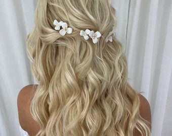 Bridal Hair Pins Flower Headpiece floral hair piece boho